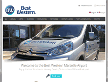 Tablet Screenshot of bestwestern-marseille-aeroport.com